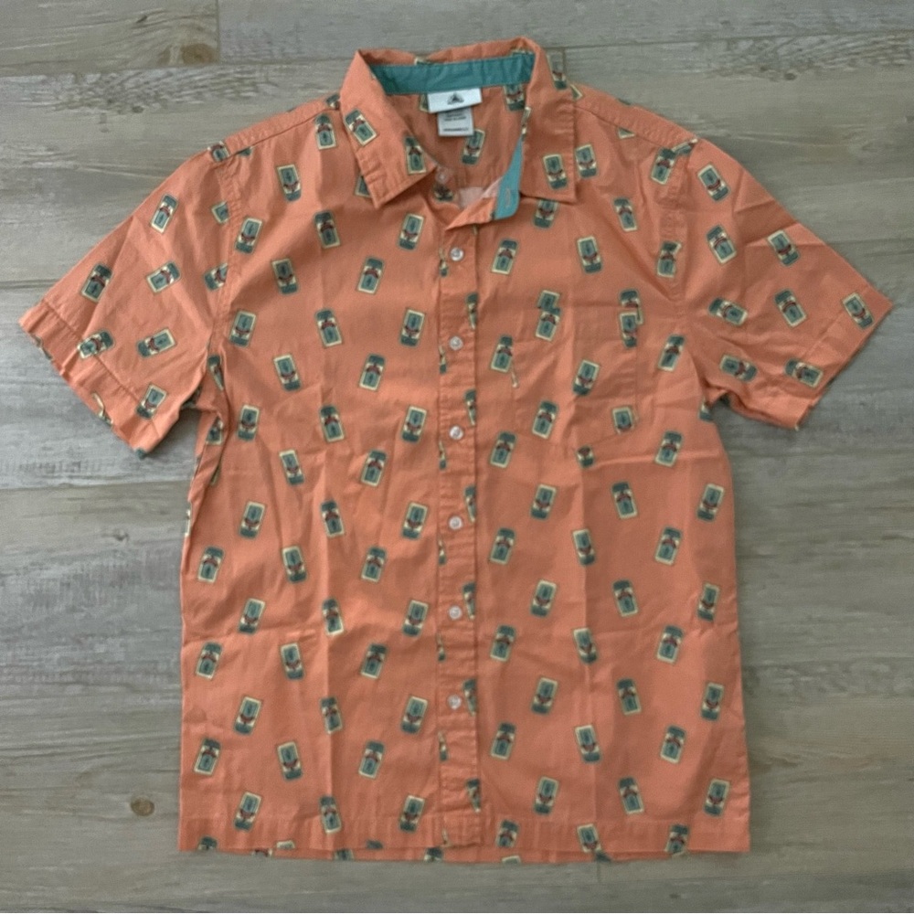 Disney Parks Trash Cans Button Down—Unisex